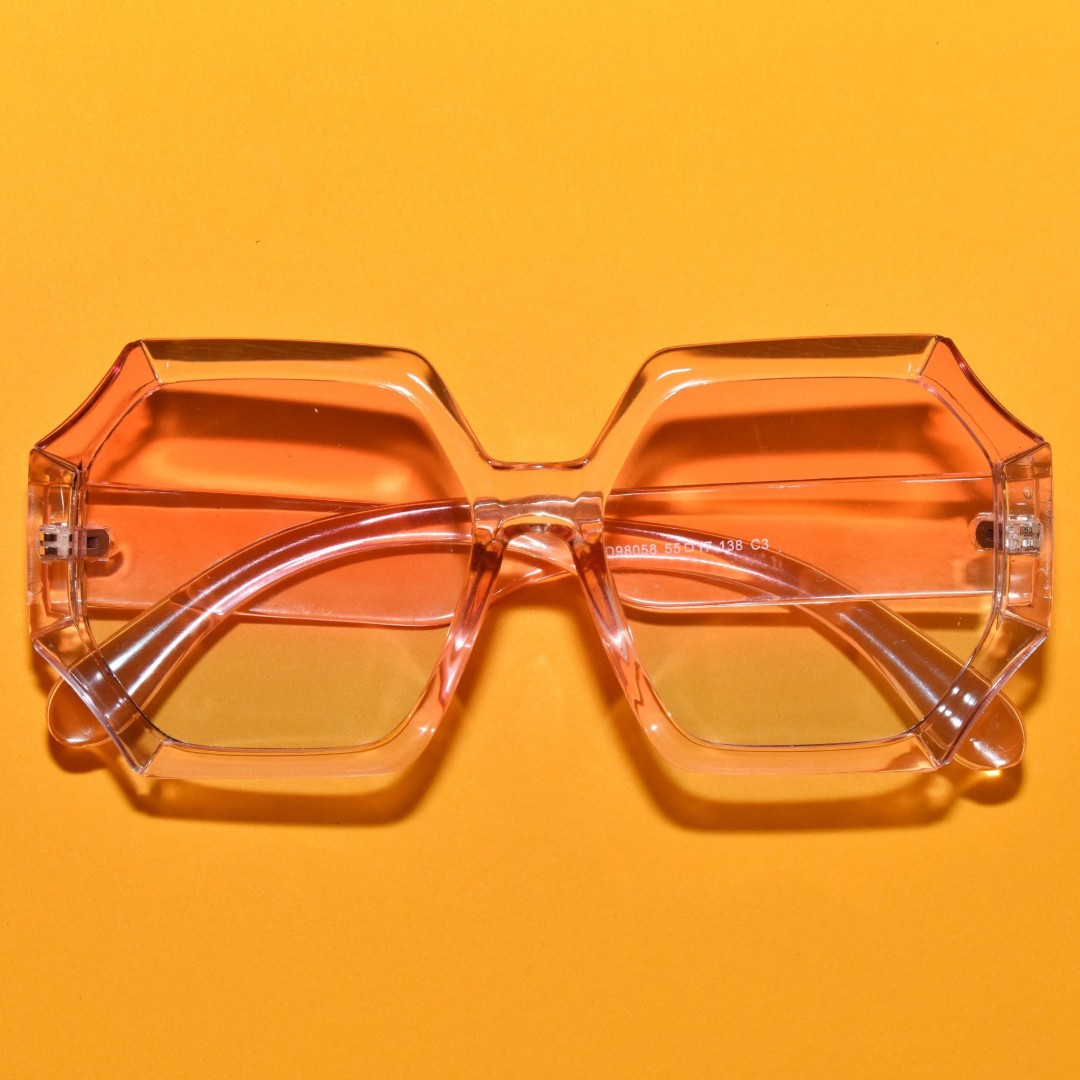 1970s Vintage Style Oversized Sharp Hexagon Oversized Sunglasses | Multiple Colors