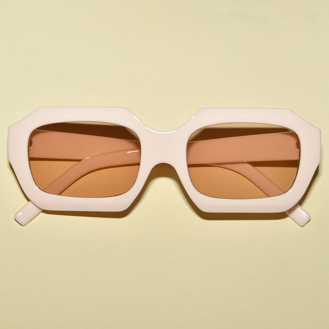 Retro Vintage Style Mod Rectangular Angled Square Sunglasses