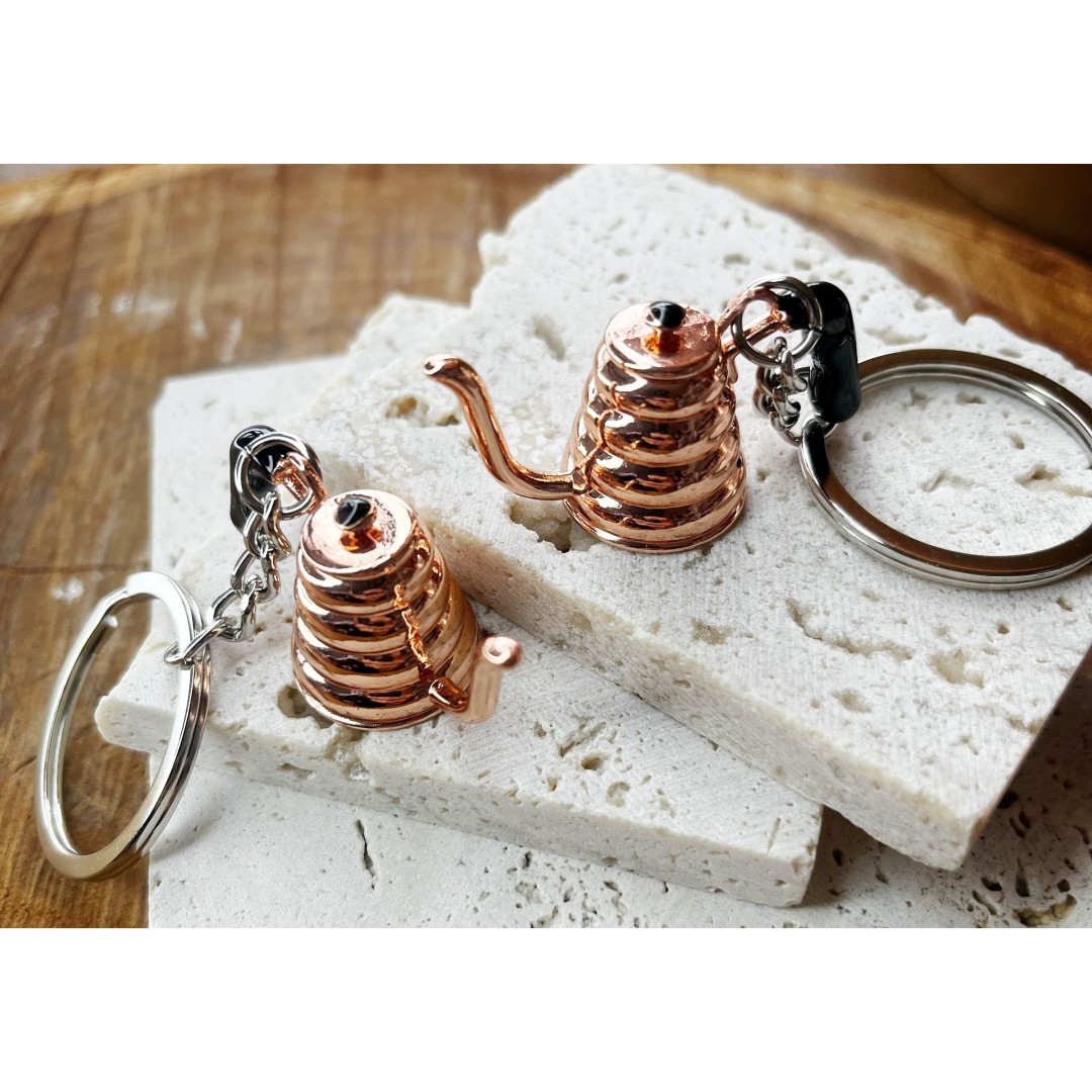 Coffee Lover Mini Series Collectibles Barista Favour Mini Buono Coffee Kettle Keychain Keyring Keycharm Key Chain , Australia Based Seller