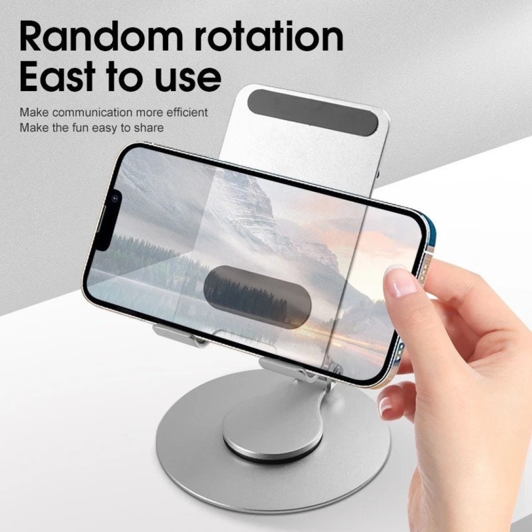 Customized Laser Engraving Rotatable Phone Stand Foldable Phone Holder  for iPhone iPad Android Tablet Stand Gift for Moms Day