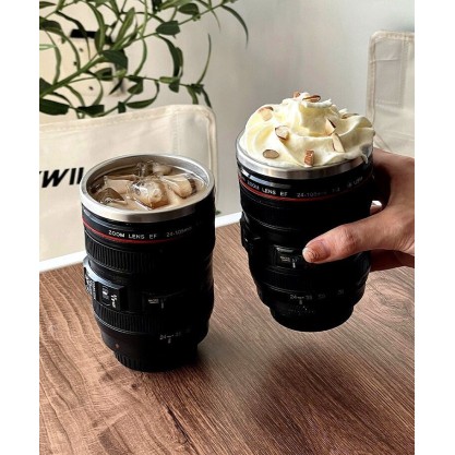 Father's Day Birthday Gift Creative Camera Shape Coffee Mug Cup Insulated Stainless Steel Thermal Drinkware Tumbler Cup Australia Seller