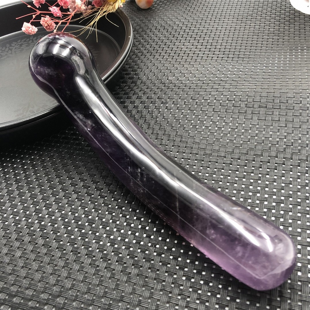 Natural Amethyst Massage Wand, Amethyst Wand, Face Massage, Crystal Wand,  Gemstone Massage, Massage Crystal, Massage Wand body