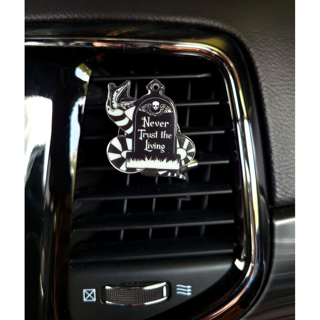 Goth | Bat | Spider | Beetlejuice | Vent Clip | CAR AIR FRESHENER | Witchy | Halloween Car Charm | Car Essential Oil Diffuser