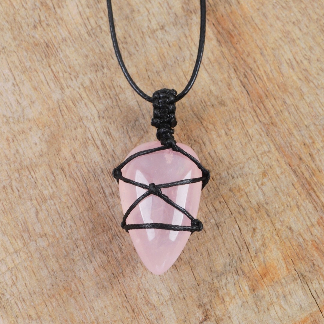 Rose Quartz Necklace, Raw Rose Quartz Pendant Necklace, Pink Crystal Quartz, Wedding Jewelry, Christmas Gift, Gift for Her, Yoga Jewelry