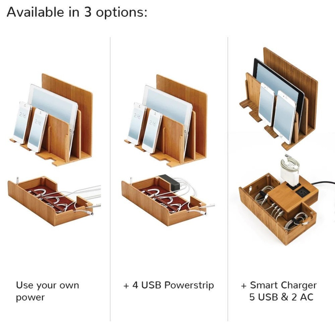 Multi Charging Station and Dock — Charges Up to 5 Devices. 9 Styles to Choose From. Great for the Whole Family.